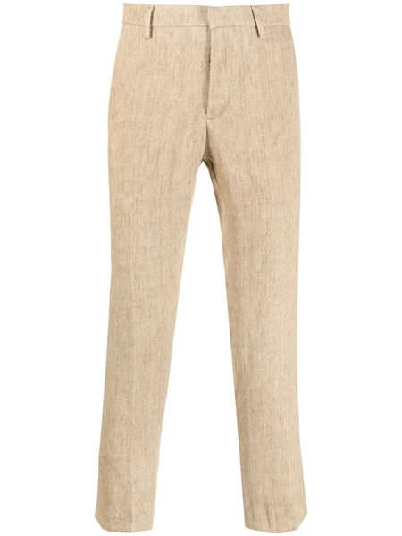  Costumein Cropped Linen Trousers - Neutrals 
