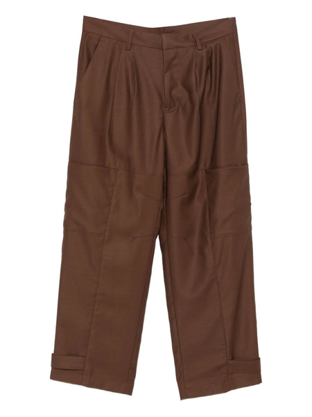  Costumein Panelled Trousers - Brown 