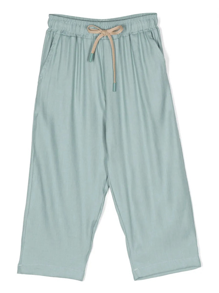  Costumein Straight-leg Drawstring Trousers - Blue 