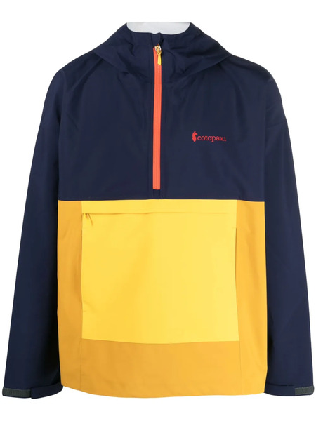  Cotopaxi Colour-block Hooded Windbreaker - Blue 