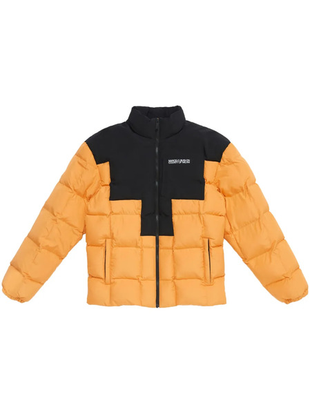  County Of Milan Cross Puffer Jacket - Yellow 