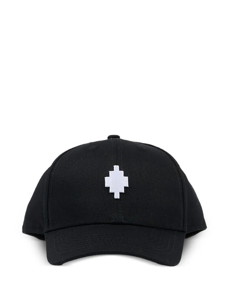  County Of Milan Embroidered Cap - Black 