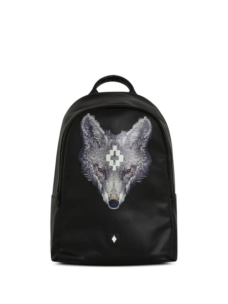  County Of Milan Wolf-print Backpack - Black 