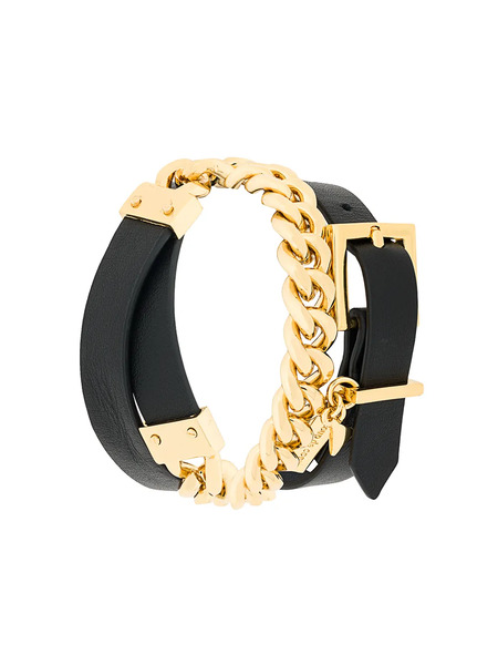  Coup De Coeur Chain Wrap Bracelet - Black 