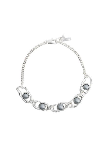  Coup De Coeur Liquid Pearl Necklace - Silver 