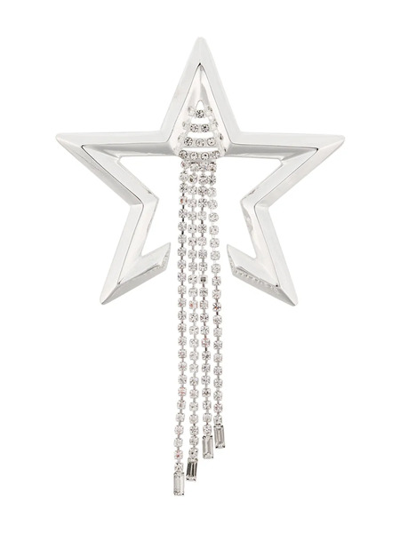  Coup De Coeur Star Drapped Brooch - Silver 