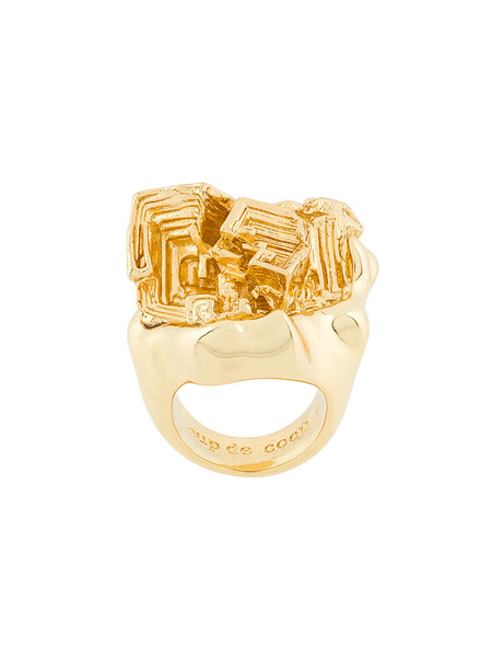  Coup De Coeur Vortex Stone Ring - Metallic 