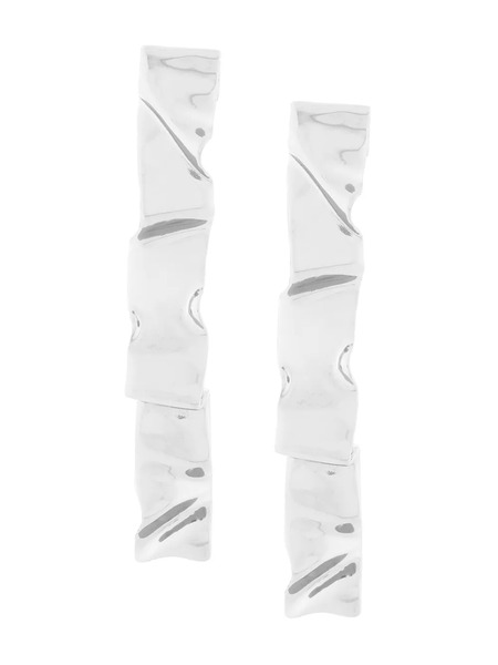  Coup De Coeur Wave Drop Earrings - Silver 
