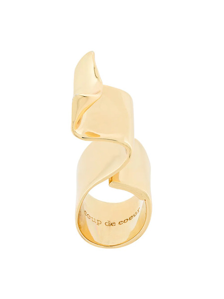  Coup De Coeur Wave Ring - Gold 