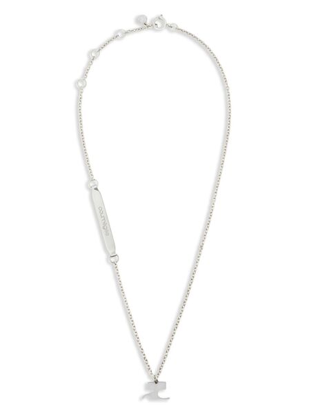  Courrèges Ac Chain Necklace - Silver 