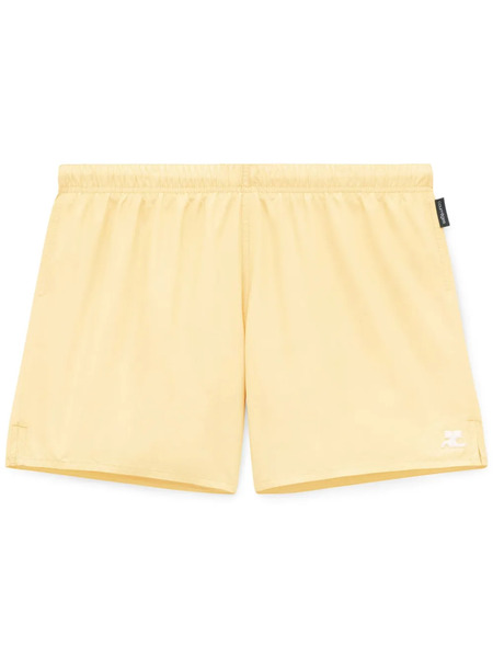  Courrèges Ac Swim Shorts - Yellow 