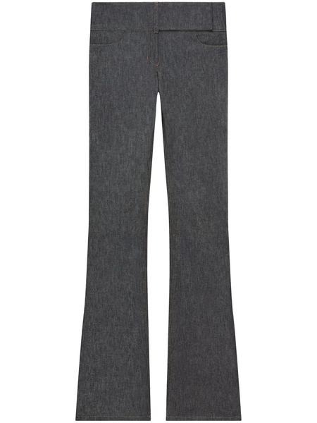  Courrèges Belted Bootcut Jeans - Grey 