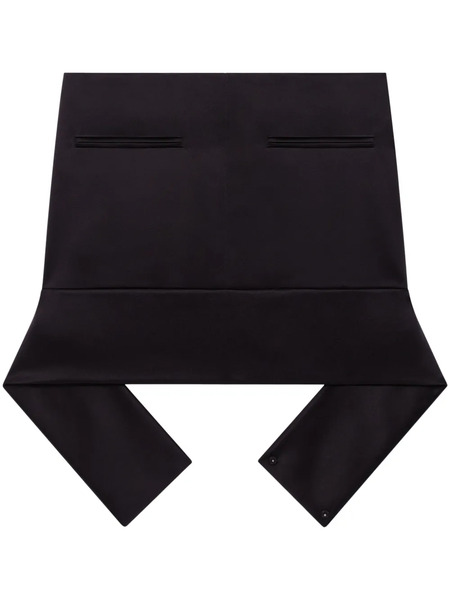  Courrèges Belted Mini Skirt - Black 