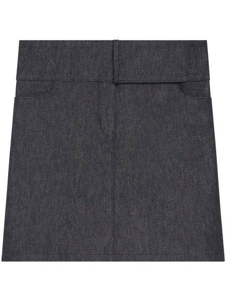  Courrèges Belted Mini Skirt - Grey 