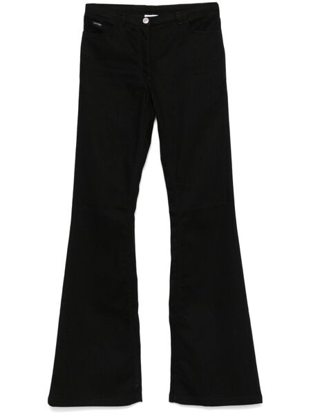  Courrèges Bootcut Jeans - Black 