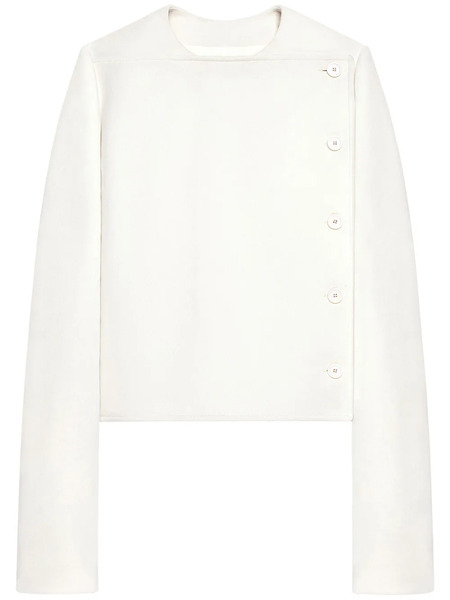  Courrèges Buttoned Tailored Jacket - White 