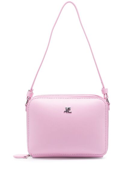  Courrèges Cloud Leather Shoulder Bag - Pink 