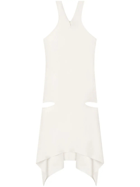  Courrèges Cut-out Jersey Mini Dress - White 
