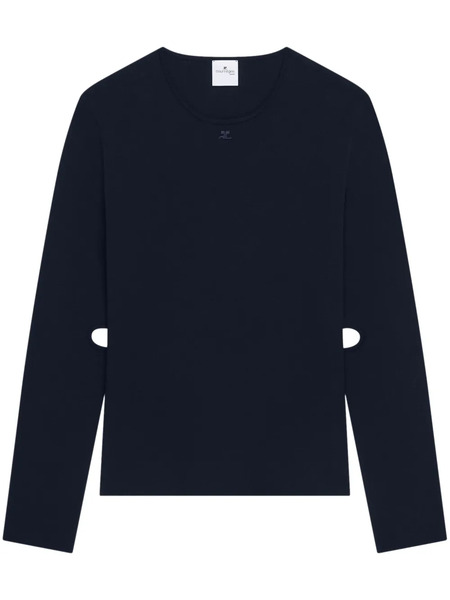  Courrèges Cut-out Knit Sweater - Blue 