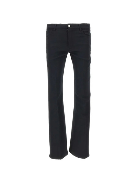  Courrèges Embroidered Bootcut Trousers - Black 