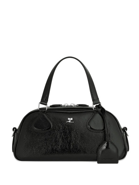  Courrèges Friday Leather Top-handle Bag - Black 