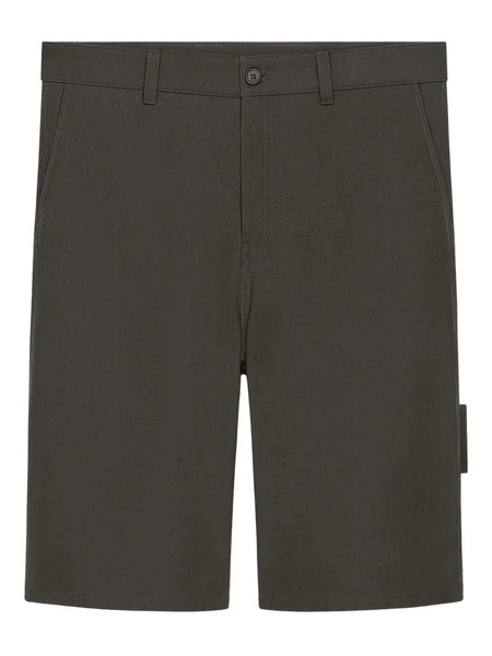  Courrèges Hammer Button-fastening Pockets Shorts - Grey 