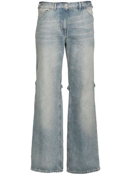  Courrèges High-rise Wide-leg Jeans - Blue 