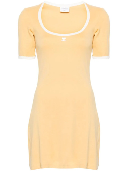  Courrèges Holistic Cotton Minidress - Yellow 