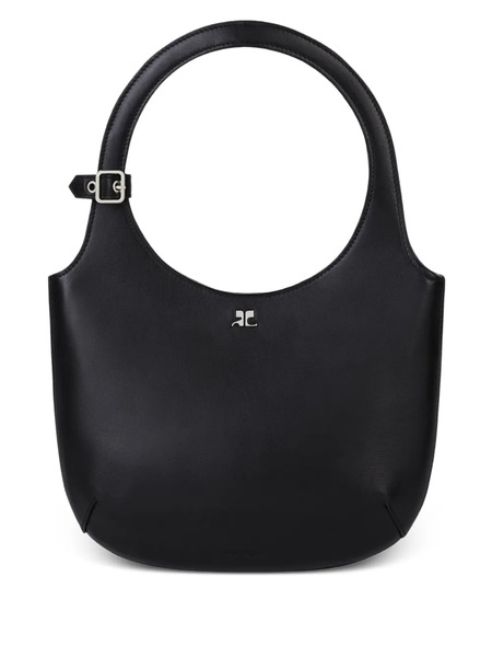  Courrèges Holy Leather Shoulder Bag - Black 