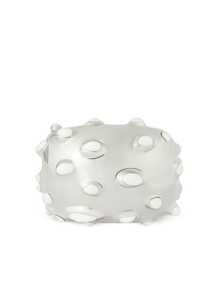  Courrèges Infinity Flecked Ring - Silver 