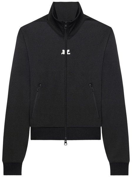  Courrèges Interlock Tracksuit Jersey Jacket - Black 