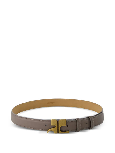  Courrèges Leather Belt - Grey 
