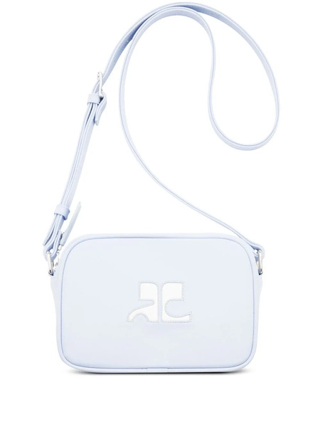  Courrèges Leather Camera Bag - Blue 