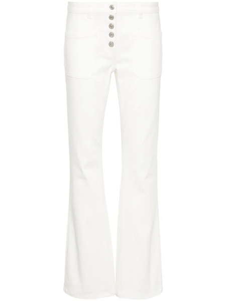  Courrèges Multiflex Bootcut Jeans - White 