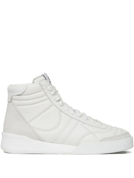  Courrèges Padded Leather Sneakers - White 