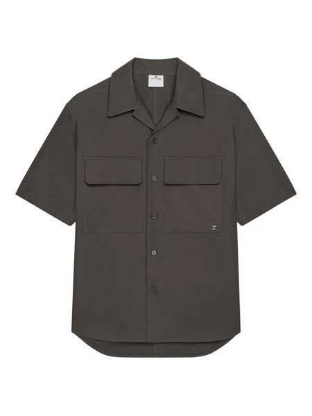  Courrèges Pocket Short-sleeve Shirt - Grey 