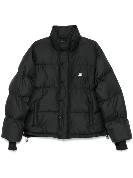  Courrèges Quilted Padded Jacket - Black 