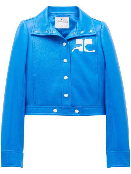  Courrèges Re-edition Vinyl Jacket - Blue 