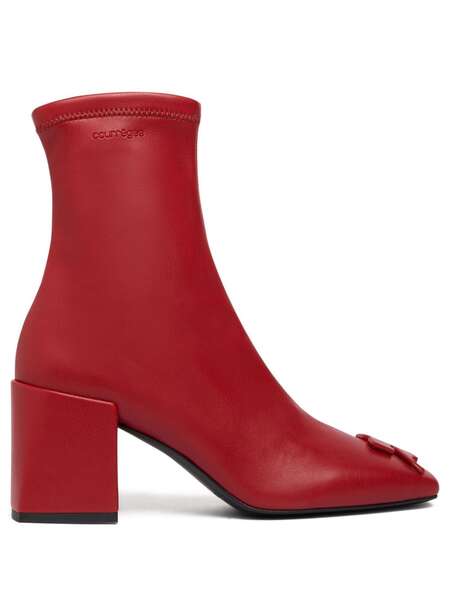  Courrèges Reedition Ac Ankle Boots - Red 