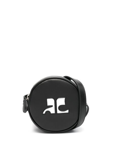  Courrèges Reedition Circle Cross Body Bag - Black 