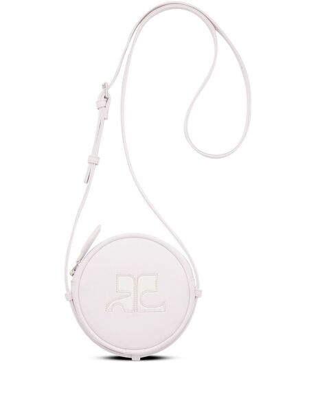  Courrèges Reedition Circle Leather Bag - Pink 
