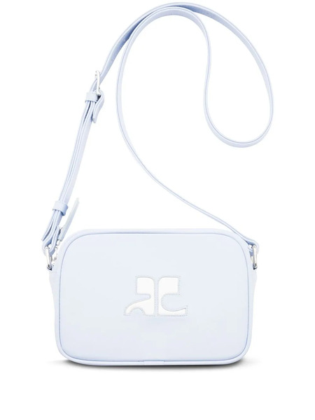  Courrèges Reedition Leather Camera Bag - Blue 