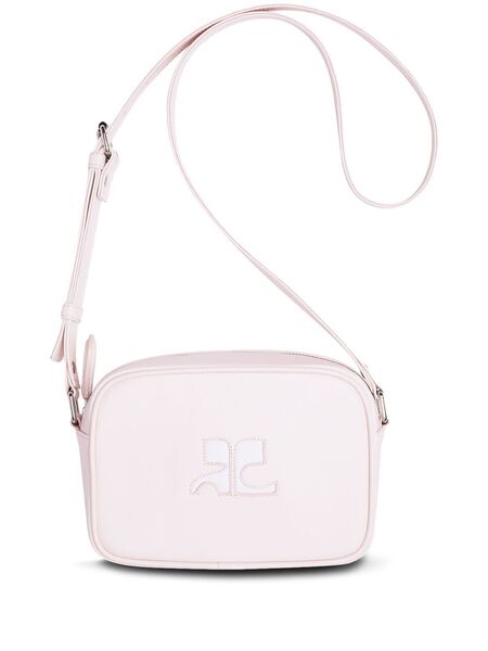  Courrèges Reedition Leather Camera Bag - Pink 