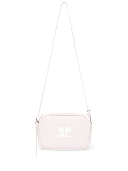  Courrèges Reedition Leather Camera Bag - Pink 