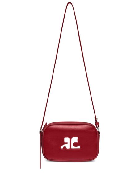  Courrèges Reedition Leather Camera Bag - Red 