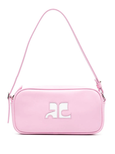  Courrèges Reedition Leather Shoulder Bag - Pink 