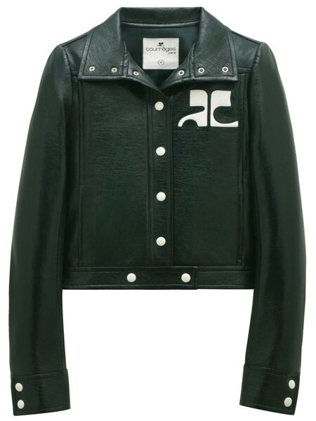  Courrèges Reedition Vinyl Jacket - Green 