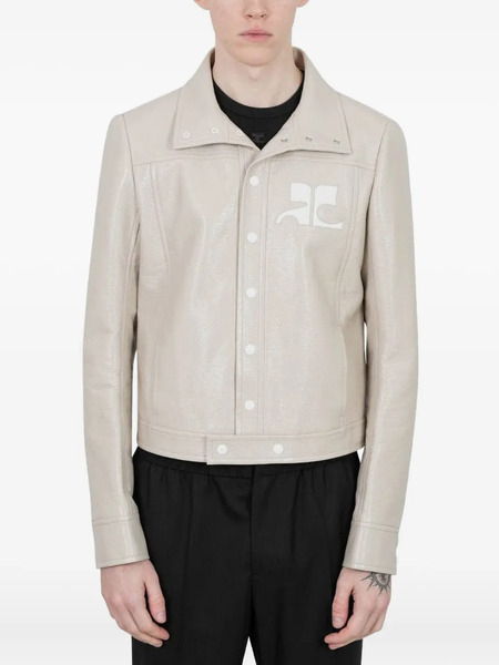  Courrèges Reedition Vinyl Jacket - Neutrals 