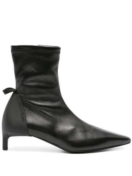  Courrèges Scuba 45mm Leather Boots - Black 