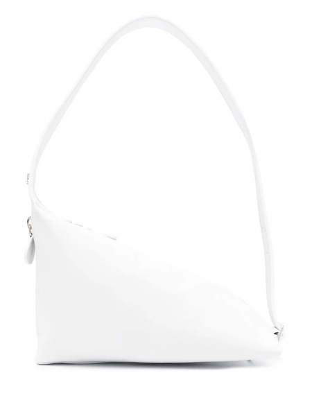  Courrèges Shark Baby Leather Shoulder Bag - White 